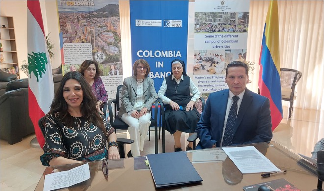 Acuerdo para el intercambio de experiencias, conocimientos y saberes en idioma inglés, entre dos colegios de Bogotá y Beirut