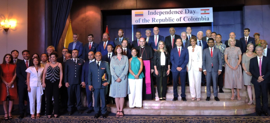 La Embajada de Colombia en el Líbano celebra el Día de la Independencia de Colombia