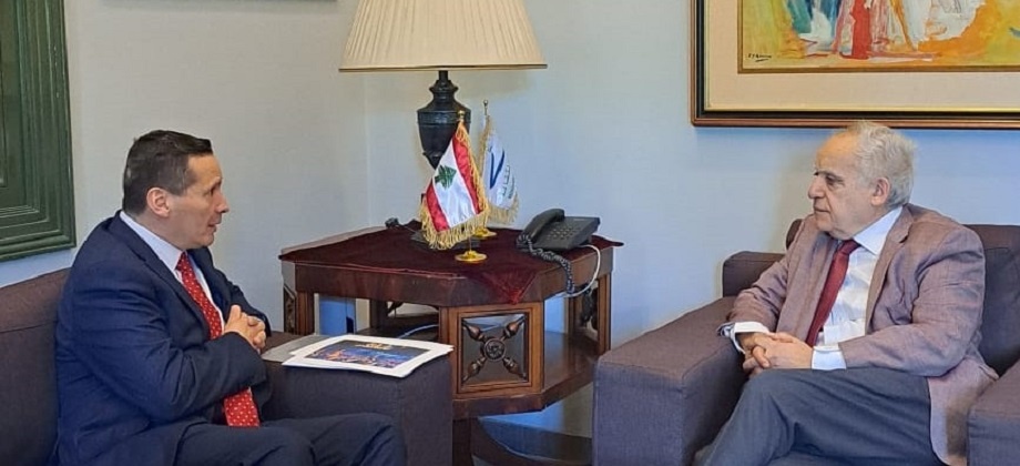 El Embajador Edwin Ostos Alfonso fortalece el Plan de Promoción de Colombia en el Líbano