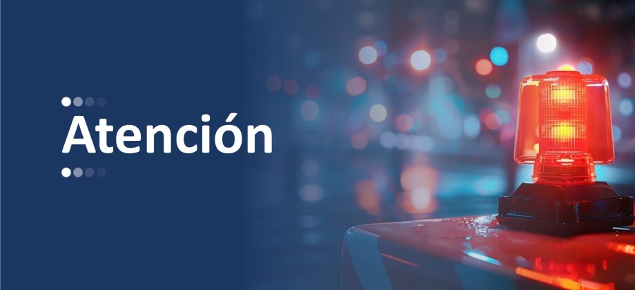 Banner general de atención o alerta