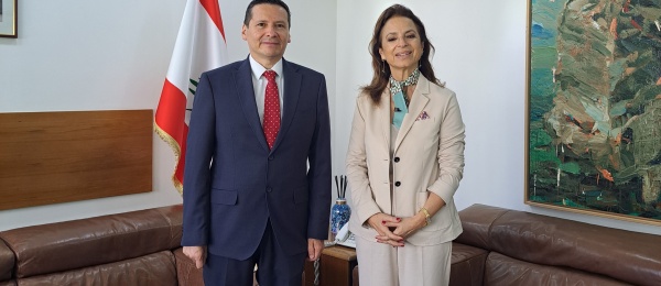 Embajador Edwin Ostos Alfonso promueve a Colombia como destino turístico ante la Ministra de Turismo del Líbano