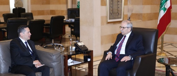 Reunión del Embajador de Colombia Edwin Ostos Alfonso con el Primer Ministro del Líbano Nawaf Salam